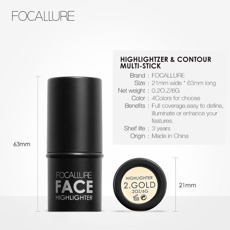 Iluminador Facial em Bastão Focallure