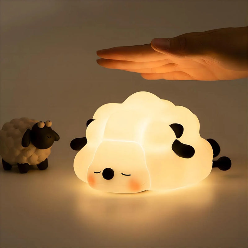 Super LED Night -  ovelhas fofas, Panda, coelho, lâmpada de decoração.